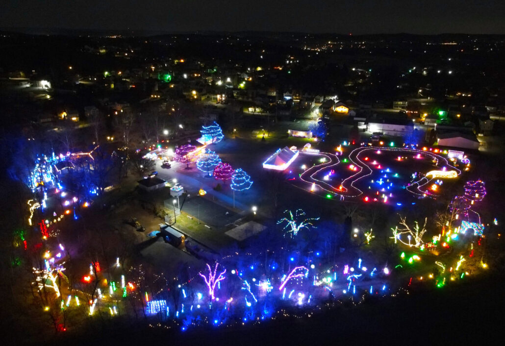 Terrehilldays Tour Colorful Light Displays Night Park