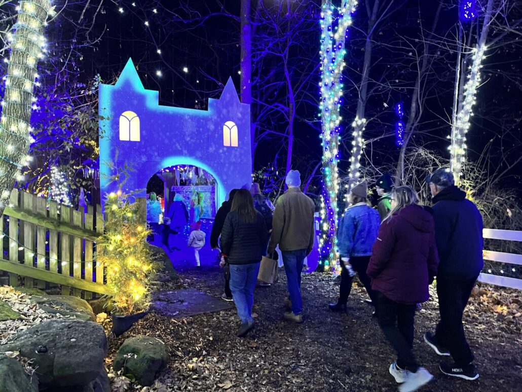 Terrehilldays Tour Illuminated Archway Walking Path
