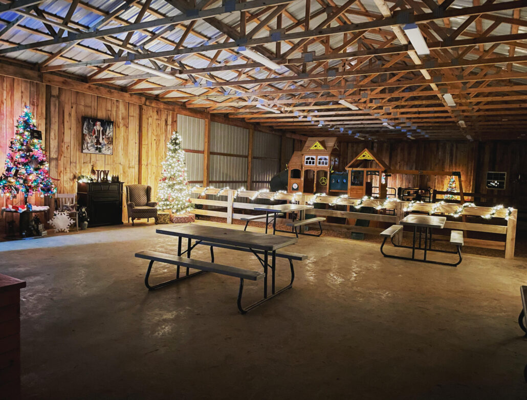 thereindeerfarm_tour-farm-indoor-decorated-trees-playhouse Thereindeerfarm Tour Farm Indoor Decorated Trees Playhouse