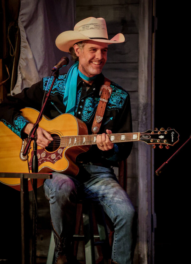 Theshepherdofthehills Tour Musician Guitar Hat Stage