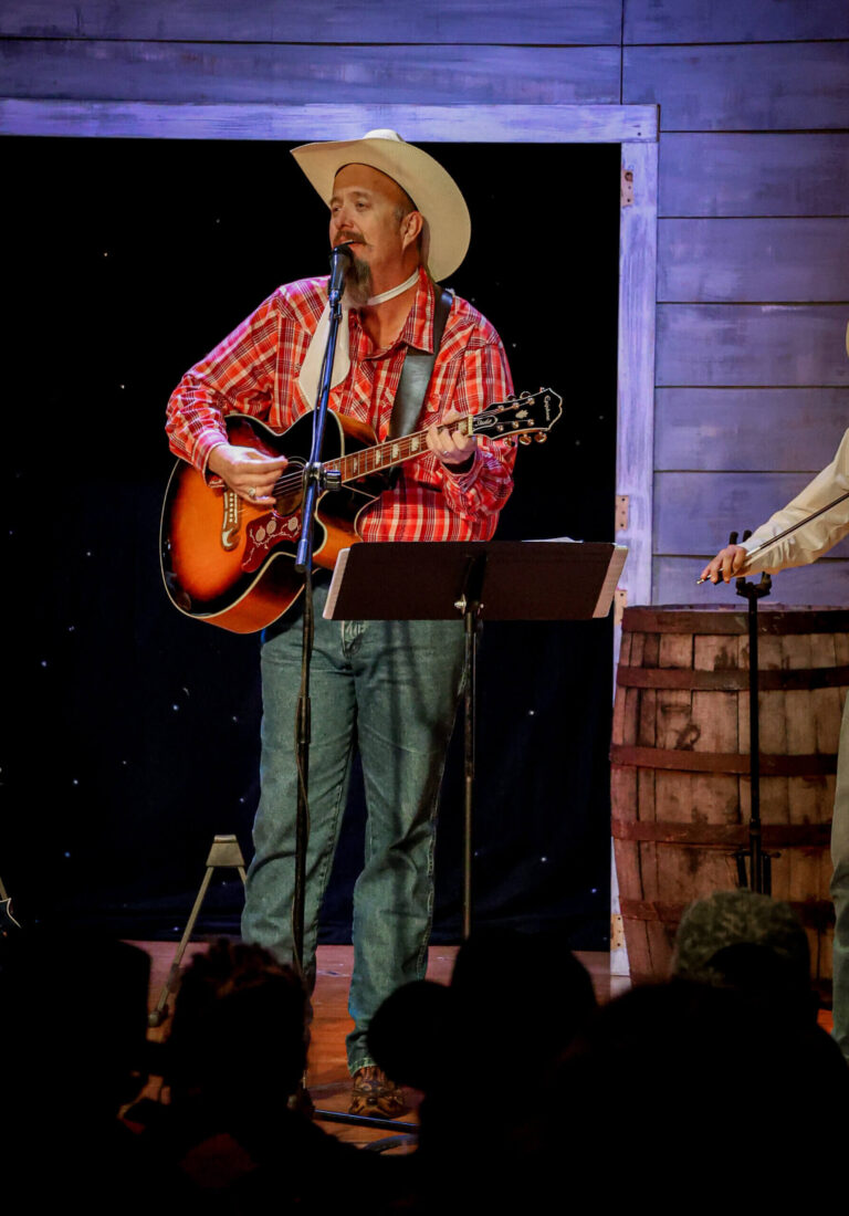 Theshepherdofthehills Tour Musician Guitar Performance Stage