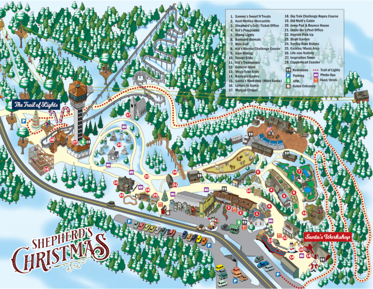 Theshepherdofthehills Tour Shepherds Christmas Map Trail Lights