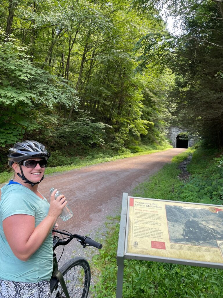 Tracksandyaksllc Tour Biker Tunnel Forest Sign