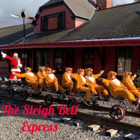 Tracksandyaksllc Tour Santa Reindeer Ride Train Station