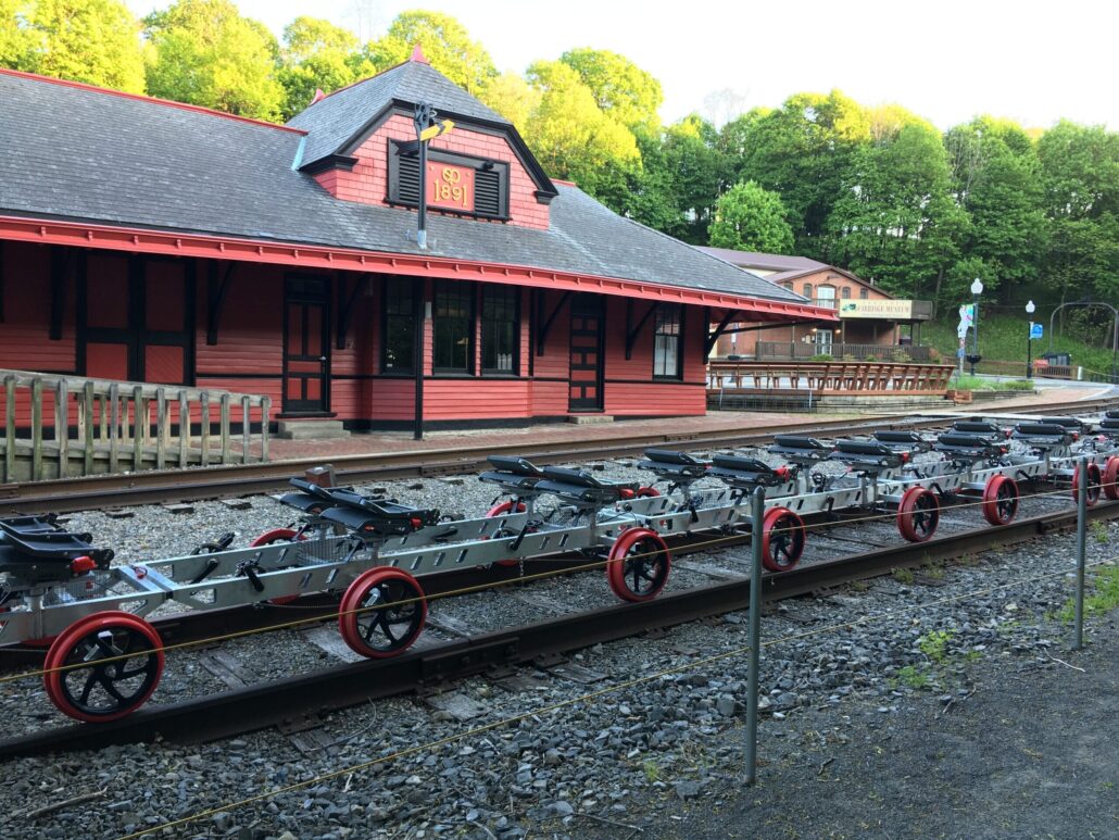 Tracksandyaksllc Tour Train Station Rail Carts