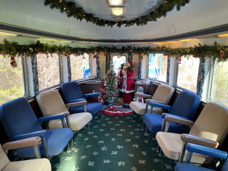 Tvrail Tour Train Car Holiday Decorations Seating 