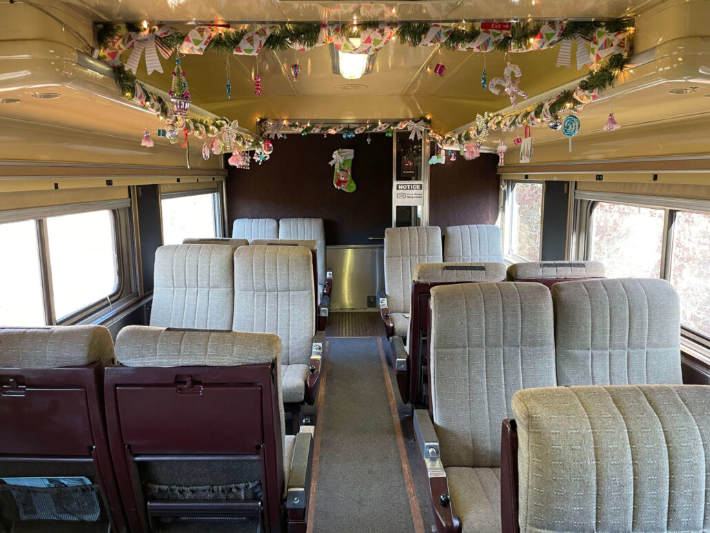 Tvrail Tour Train Interior Decorations Seating