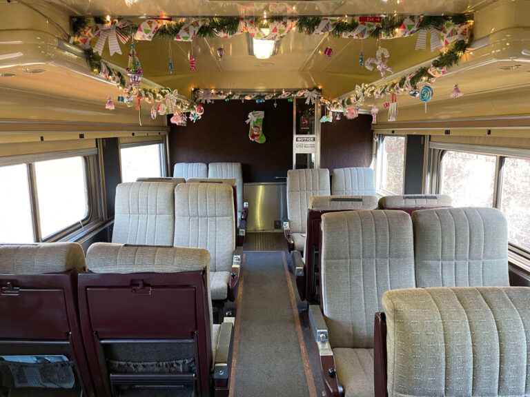 Tvrail Tour Train Interior Decorations Seating