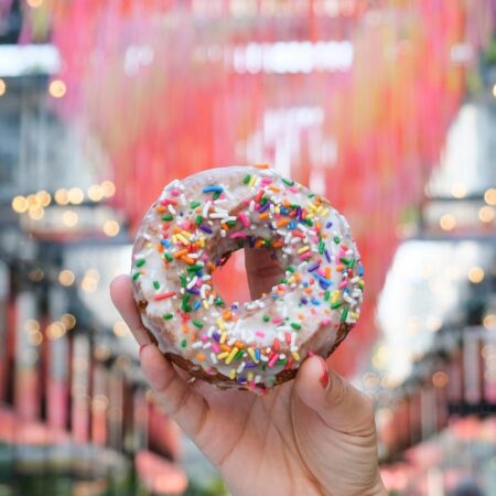 Undergrounddonutour Tour Colorful Donut Sprinkles Background Lights