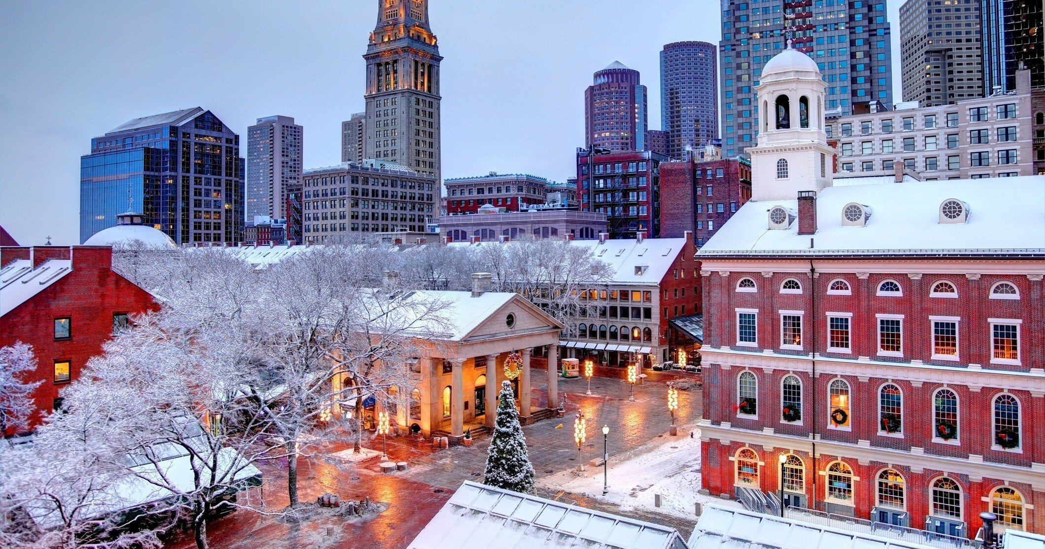 Undergrounddonutour Tour Snowy City Square Historic Buildings