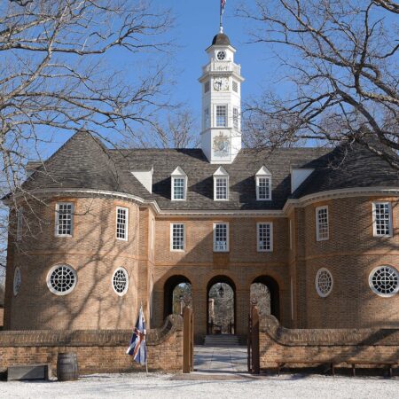 Williamsburgwalkingtours Tour Historic Building Brick Architecture Trees