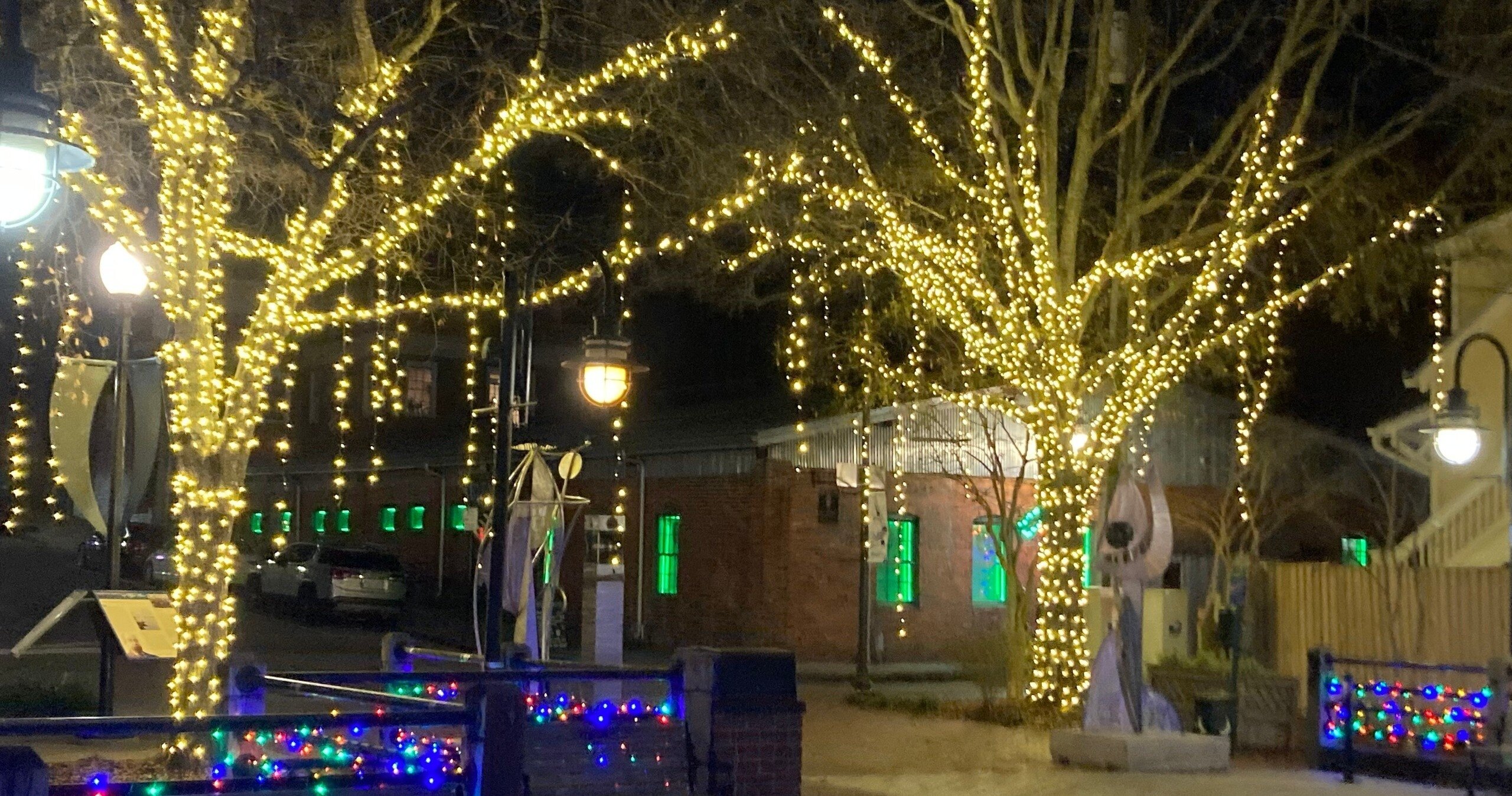 wilmingtonwatertours_tour-twinkling-lights-night-sculpture Wilmingtonwatertours Tour Twinkling Lights Night Sculpture