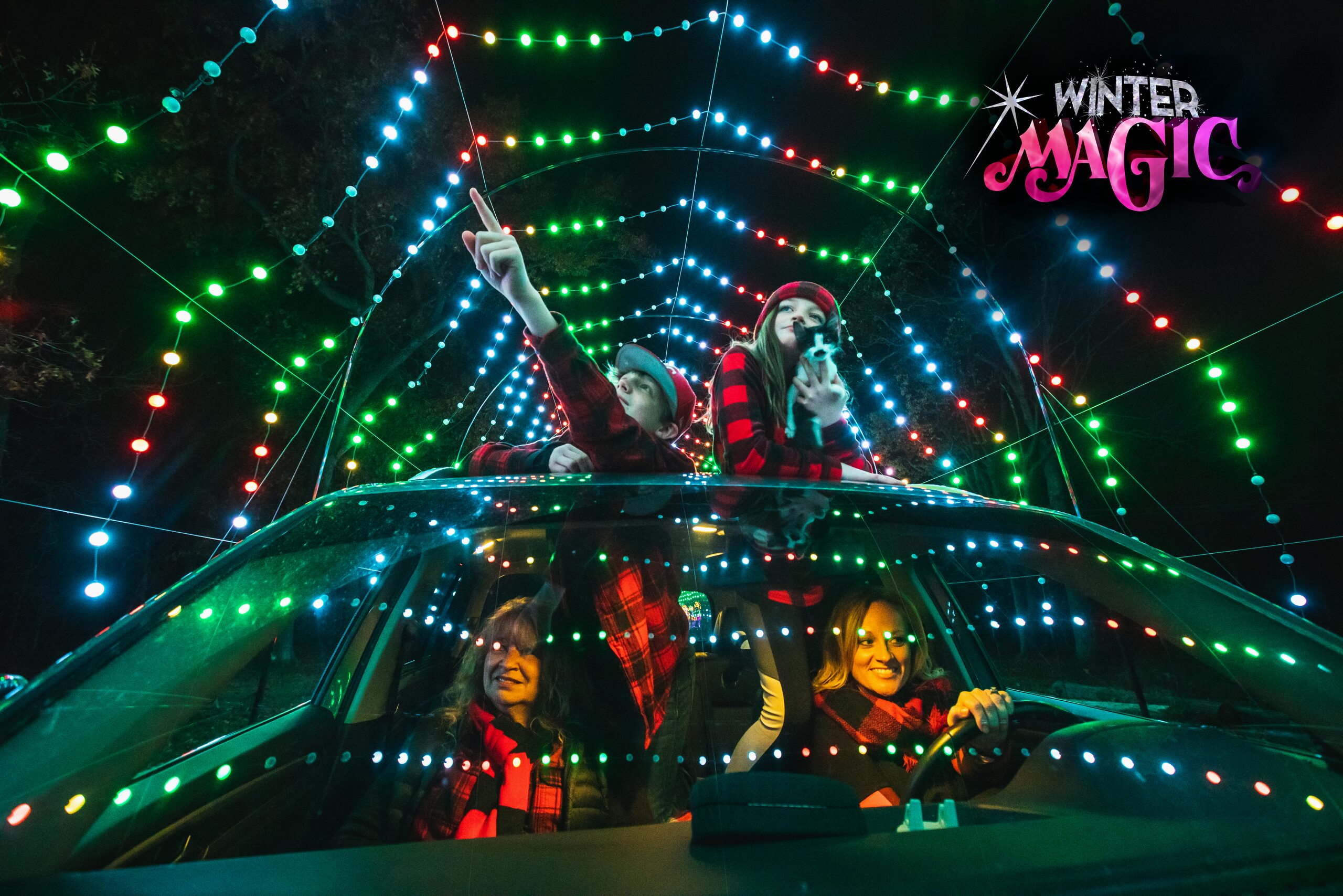 Wintermagickc Tour Car Lights Holiday Fun