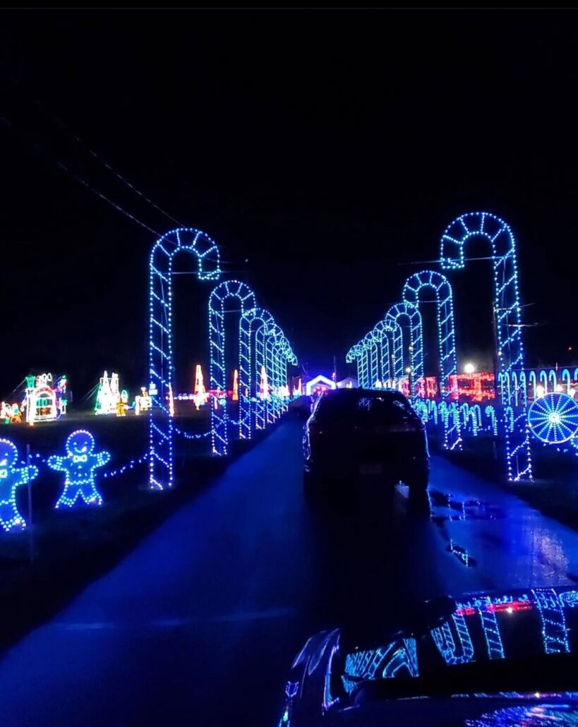 Winterwonderlightsnj Tour Candy Cane Lights Night Drive