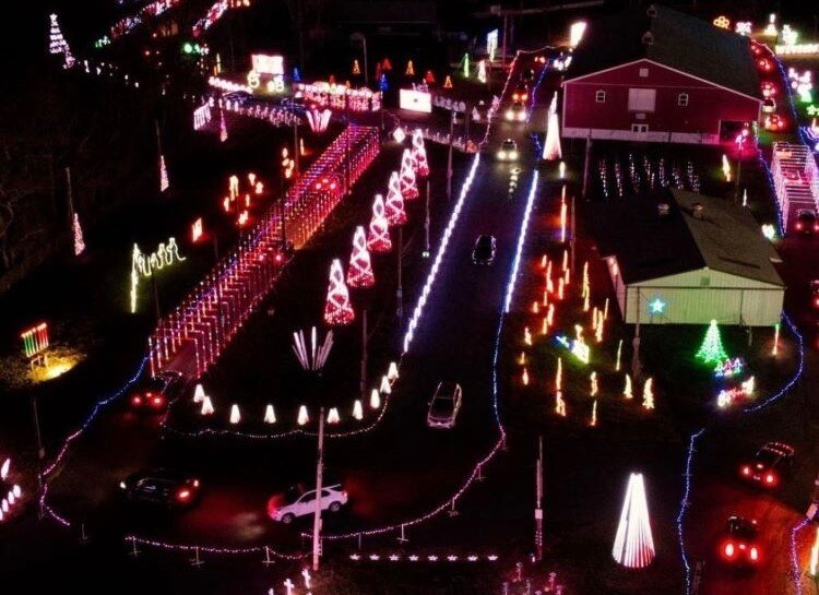 Winterwonderlightsnj Tour Holiday Lights Display Night Sky