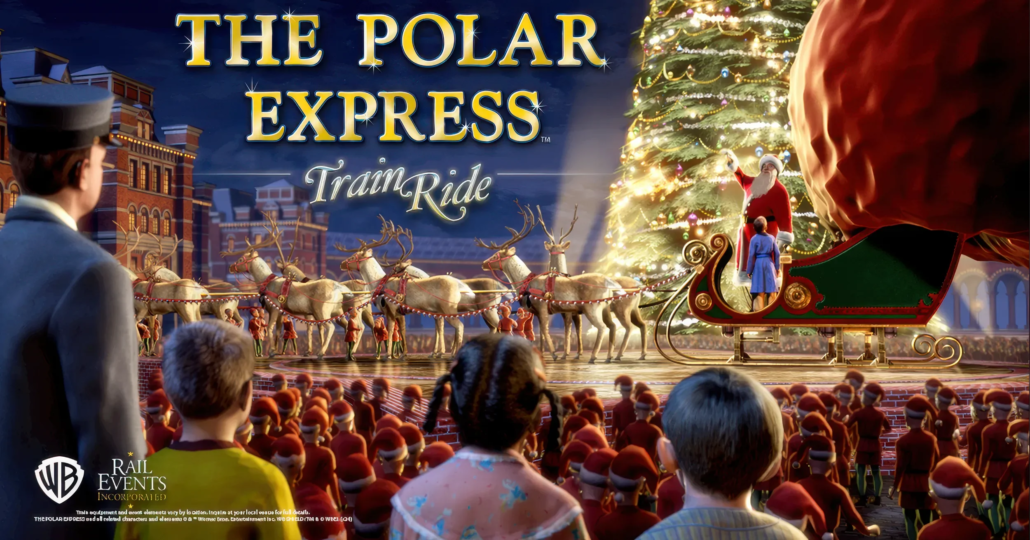 Wmsr Tour Santa Sleigh Reindeer Children Christmas Tree