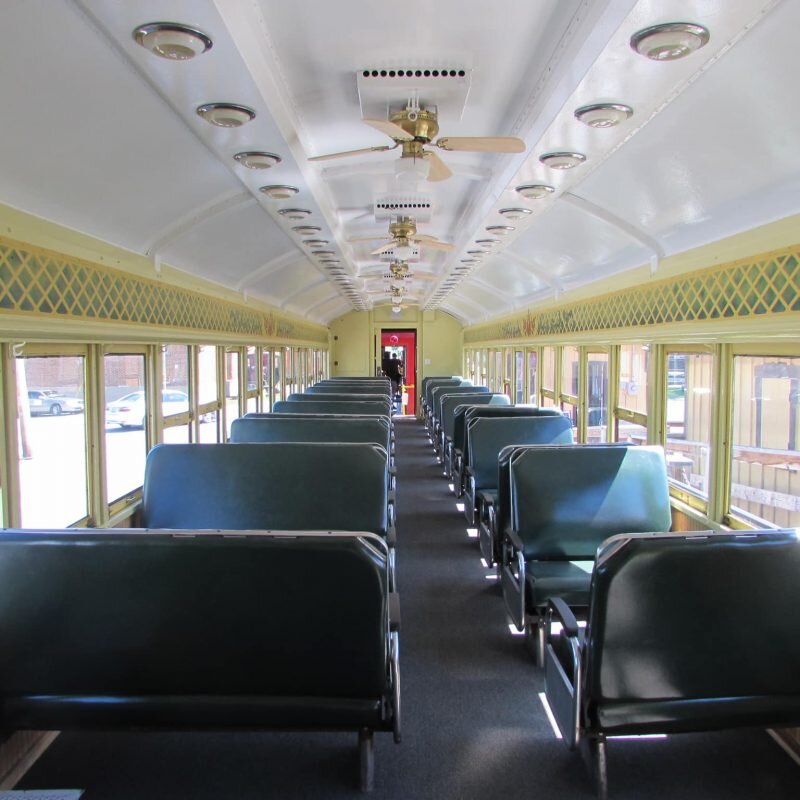 Wsrr Tour Train Interior Green Seats Fans